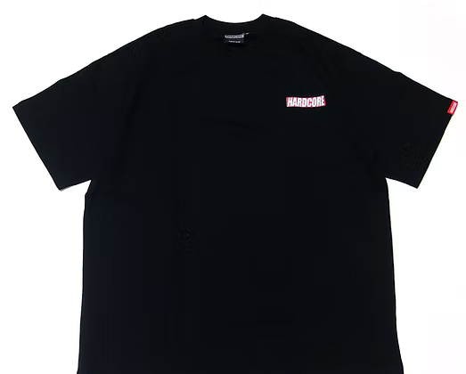 Hardcore Tokyo Hashtag Heavy T-shirt
Black t-shirt with a logo on the chest against a white background