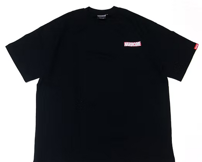 Hardcore Tokyo Hashtag Heavy T-shirt
Black t-shirt with a logo on the chest against a white background